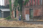 Conductor of the first NS NB reroute flipping the switch of the interchange track.